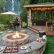 Natural Stone Braai Area with Firepit