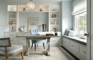 Pale Pastel Home Office